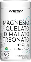 Magnésio Quelato Dimalato Treonato 350mg 90 Vcaps - Forged