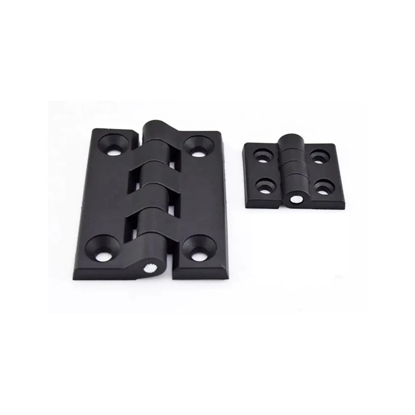 Rugaikerba One Color Plastic Butt Hinge, Nylon Black Hinges, For Cabinet Wooden Furniture Door