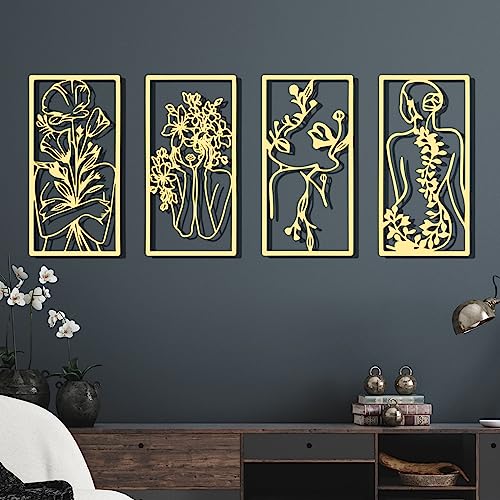Décoration murale métal pour habiller un mur vide avec élégance