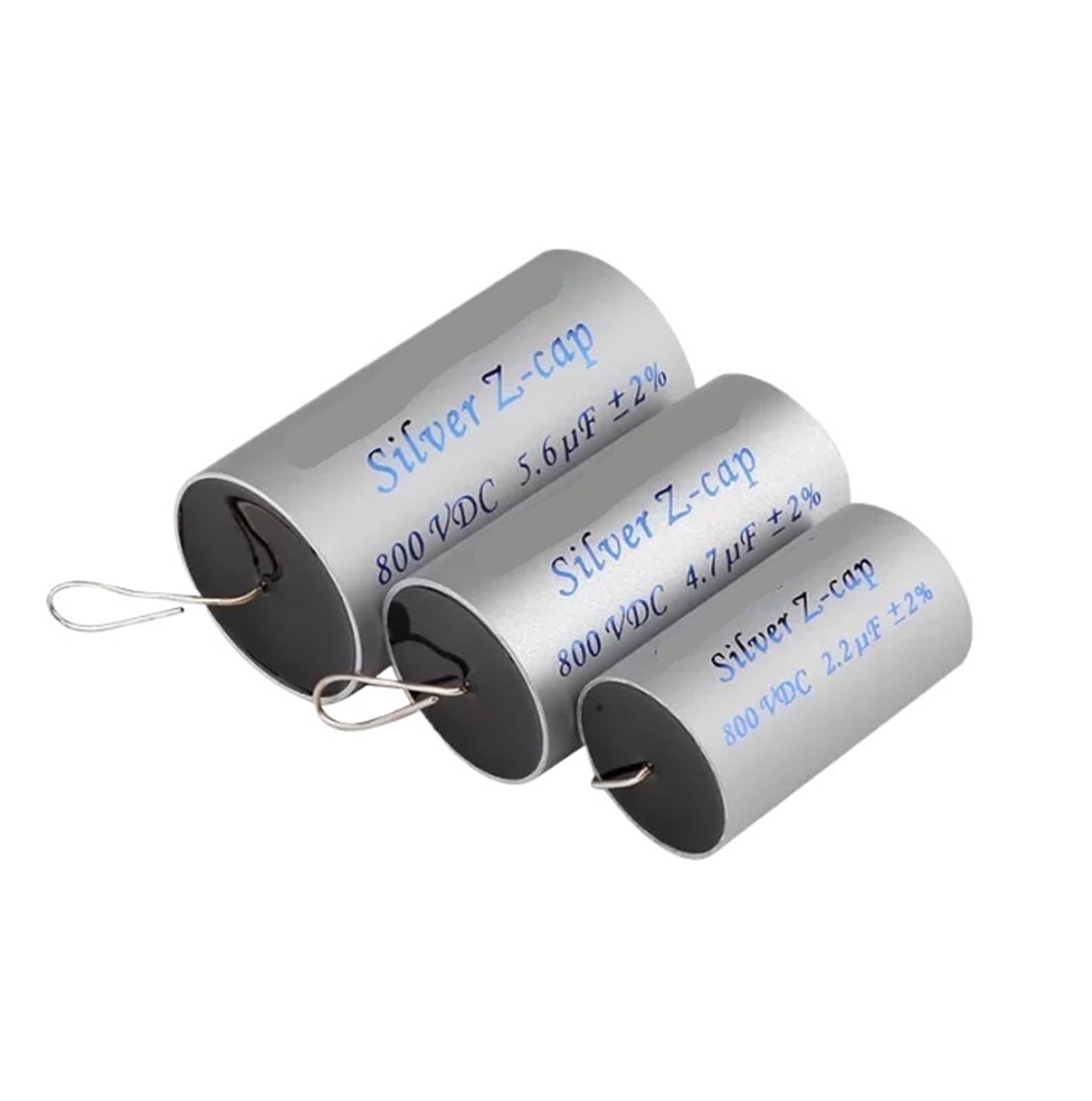 2 condensateurs audio 5.6uf 800v pour éliminer les distorsions et bruits de fond de vos haut-parleurs