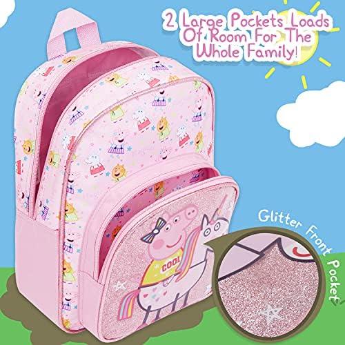 Peppa Pig Bag Toddler Backpack Girls Backpacks for School Nursery Magical Unicorn Gifts for Girls