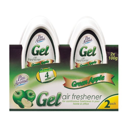 Preisvergleich Produktbild Gel Lufterfrischer Grün Apple 2 Stück