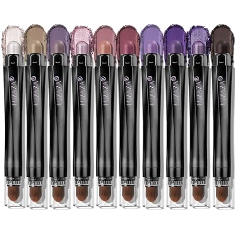 LUXAZA 10PCS Purple Eyeshadow Set Cover