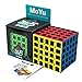Nayble Rubix Cube MoYu Cubing Klassenzimmer Speed Cube 5x5x5 Magic Cube 5x5 Meilong Kohlefaser Aufkleber Schwarz Speed Magic Cube 5x5x5