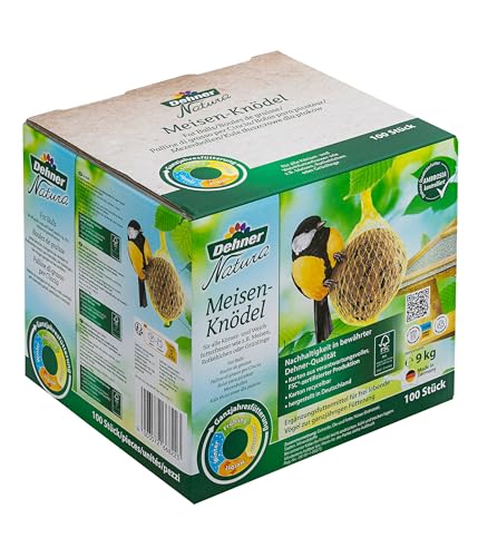 Dehner Natura Mangime Uccelli Selvatici, 100 Palline, 9 kg