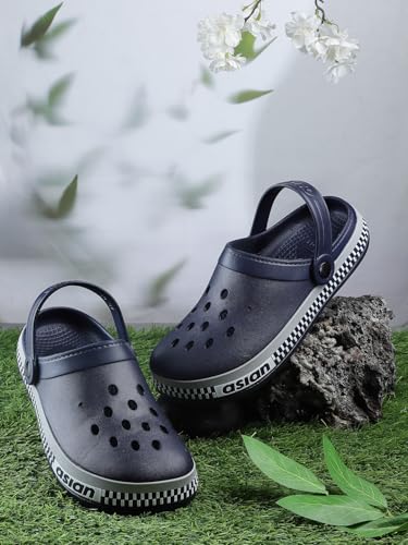 Image of ASIAN Men's AGC-02 Trendy Stylish Fashionable Clogs | Sandals with Lightweight Regular wear Casual Clogs with Ultra Soft & Flexibility Technology Clogs for Men's & Boy's