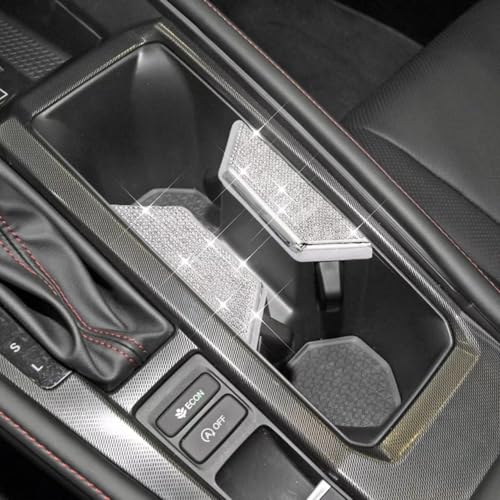 Image of Bling Water Panel Frame Cover Sticker Fit for Honda Accord 2024, Shiny Crystal Car Interior Accessory. (Silver 6)