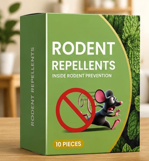Rodent Repellent Tablets for Home & Car, 10 Tablets-image-31