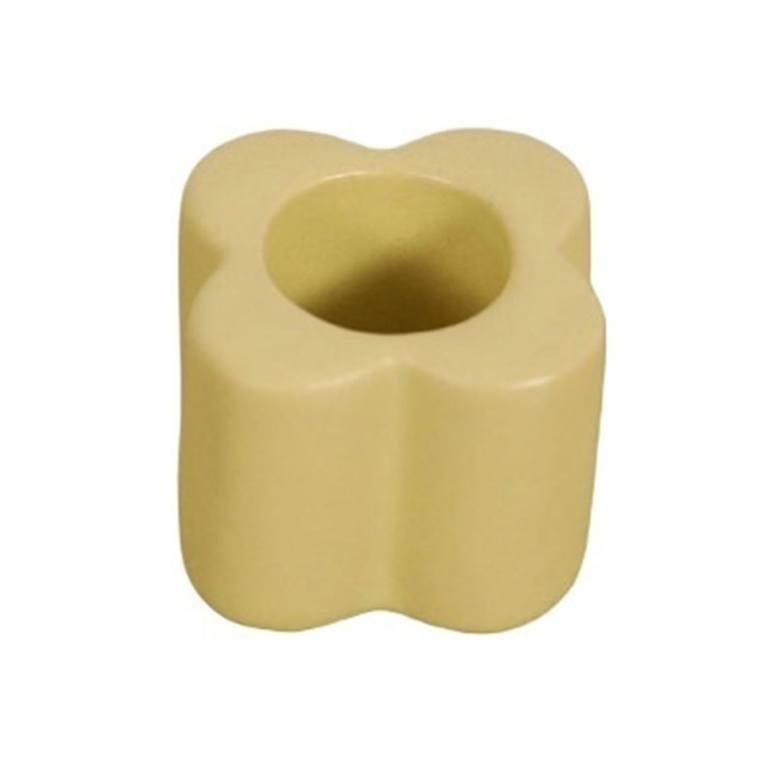 8Pcs Ceramic Cream Flower Candlestick Holder Home Decoration Handicraft Ornaments Restaurant Tabletop Candler For Wedding For Home Décor, Living Room(Green)