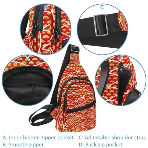 Bolsa de pecho con cremallera para organizar tus pertenencias con comodidad y ligereza 4