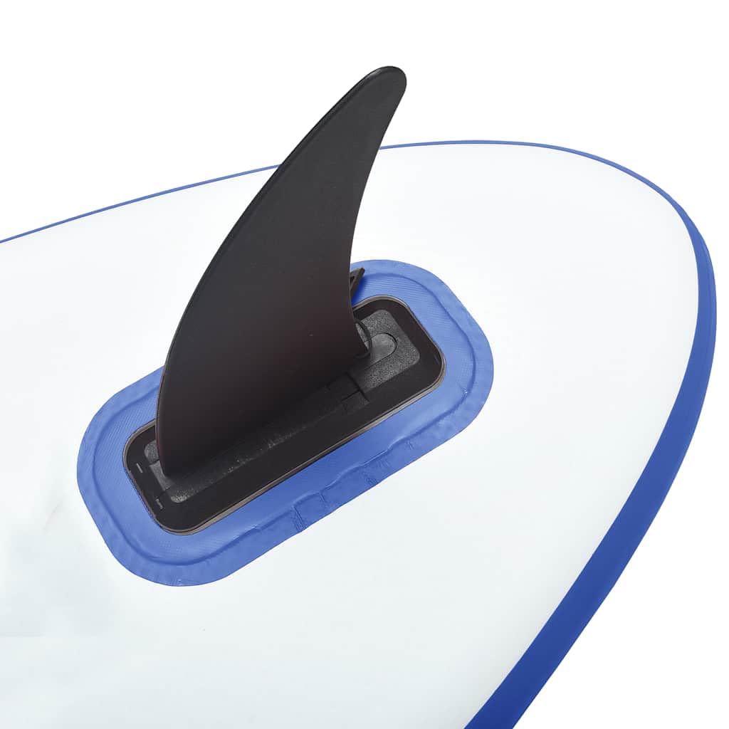 vidaXL Tabla Inflable de Paddle Surf Sup Remo Hinchables Diversión Mar Juegos al Aire Libre Exterior Terraza Deporte Aventura Acuáticos Azul y Blanco
