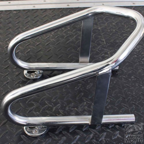 ERICKSON MANUFACTURING - 6 Chrome Motorcycle Wheel Chock (7506), Qty 1