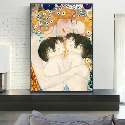 Affiches et impressions sur toile Gustav Klimt, tableau d'art mural 70x95cm