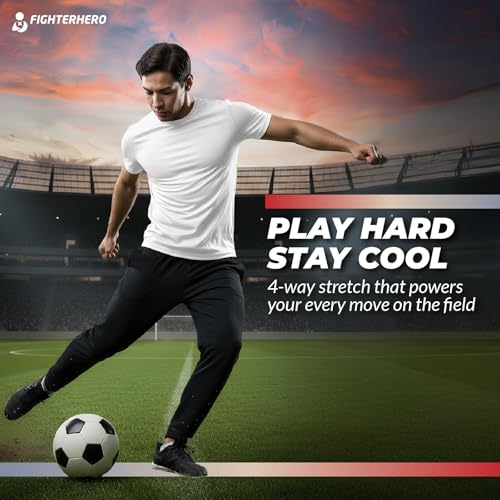Image of Gym T Shirts for Men Workout | Sports Tshirt for Man | Running Mens T-Shirts | Polyester Men's T Shirt | Quick Dry fit Training Active Wear | Badminton Football Jersey Tshirts