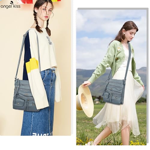 Image of Angel Kiss Small Shoulder Bag for Women Crossbody Purses and Handbags Multi Pockets Hobo Bags