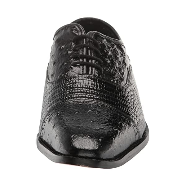 STACY ADAMS Men's Rodano Cap Toe Oxford, Black, 11.5 - Image 3