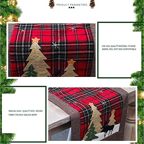 Runner da Tavola e Tovagliette Natalizio in Cotone...