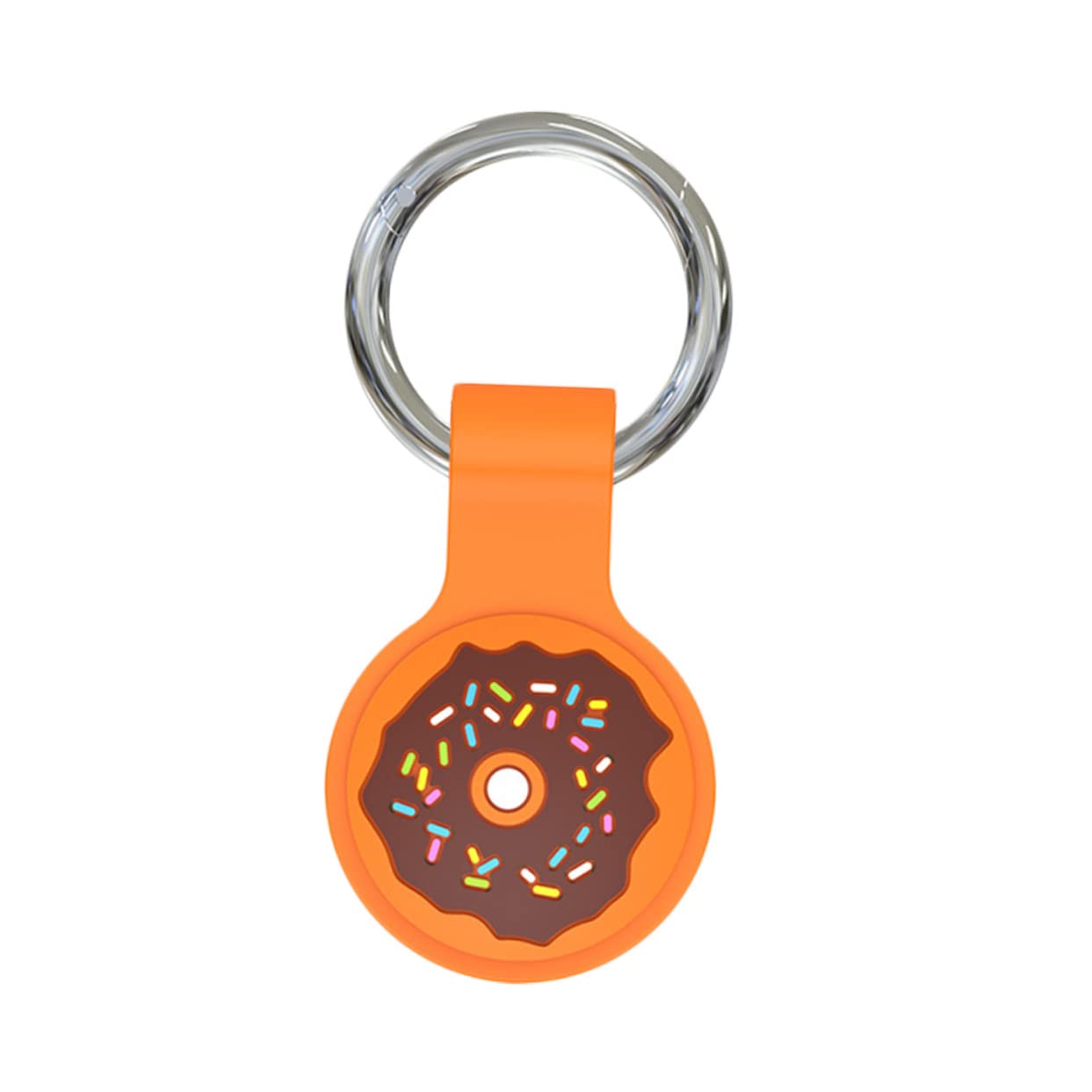 OSALADI Silicone Keychain Protective Cover for Chic Doughnut Design Easy to Install and Remove Compatible and Stylish Decor