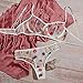 Lingerie Nightgown Bra Lingerie Underwear Thong Sexy G-String Flower Fashion Lace Sleepwear (White, XL)