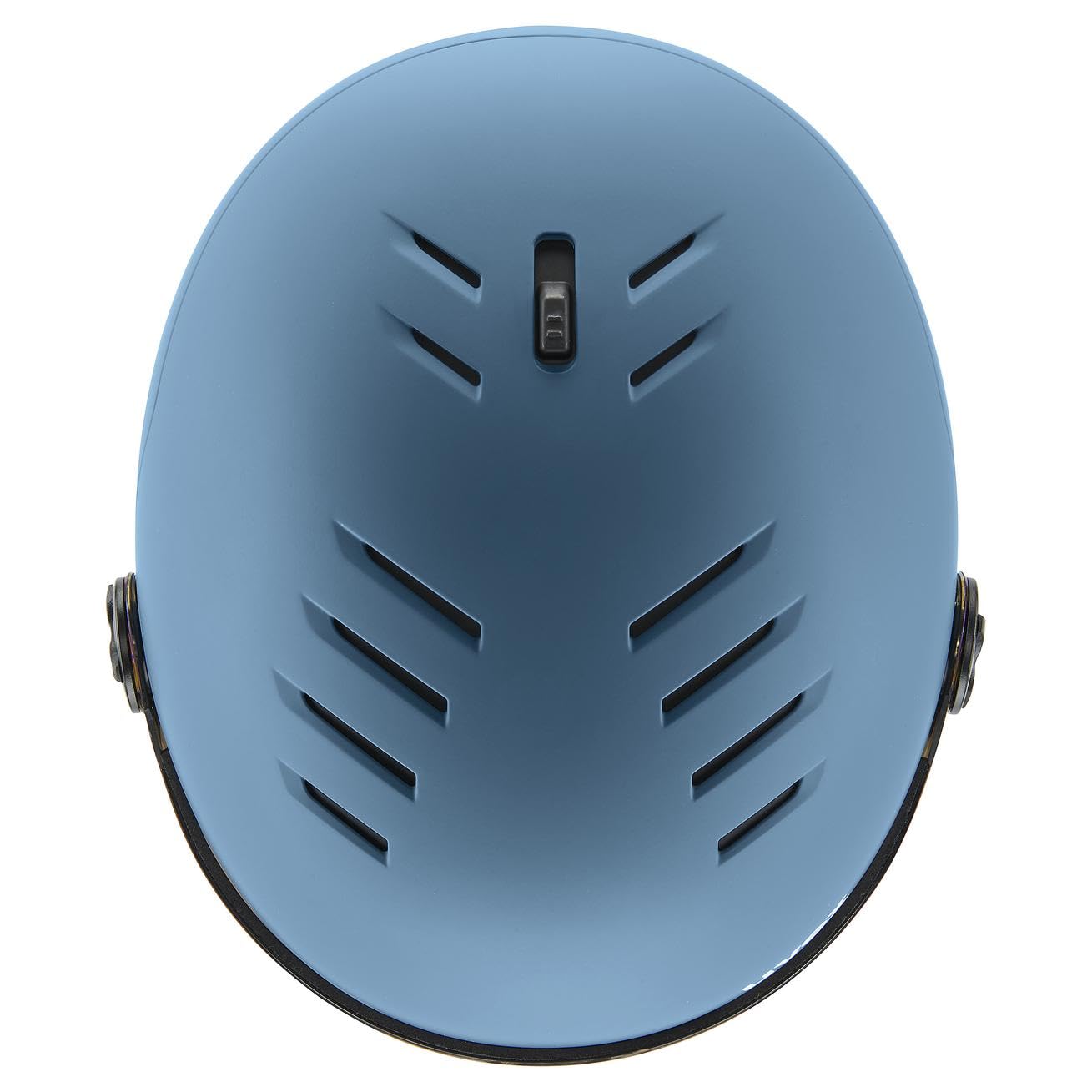 uvex wanted visor, casco da sci Unisex adulto, stone blue matt, 59-61 cm