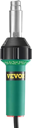 Miniatura 10 de VEVOR pistola de aire caliente para soldar plástico, pistola de aire caliente de 1600 W, pistola de soldadura de PVC TPO de vinilo con temperatura
