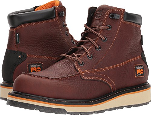Image of Timberland PRO mens Gridworks Wedge 6 Inch Moc Soft Toe Waterproof Industrial Work Boot