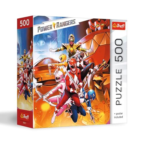 Trefl Power Rangers - Undefeated Power Rangers - 500 Piece Jigsaw Puzzle 18.9