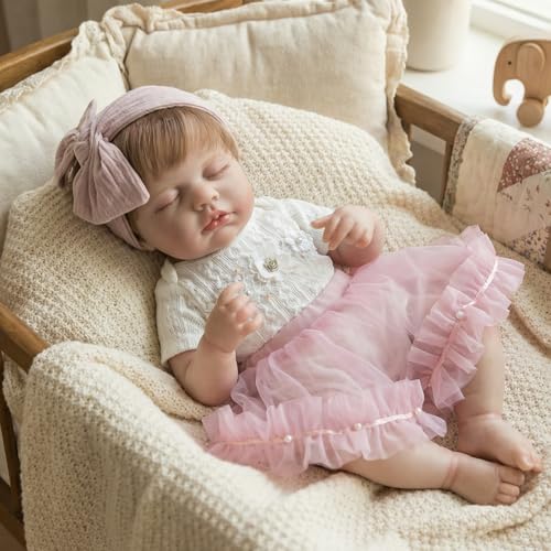 Muñeca Reborn Bebé Realista de 20 pulgadas para Niños miniatura 1
