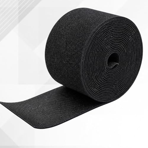 Image of WILLBOND 1 Roll of Fastening Tape Cable Ties Reusable Fastening Nylon Tape Double Side Hook Roll Hook and Loop Straps Wires Cords Management Wire Organizer Straps (2 Inch X 12 ft)