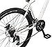 Mongoose Montana Sport Men and Women Mountain Bike, 21-Speed Drivetrain with Trigger Shifters, 27.5-Inch Wheels, 17-Inch Medium Frame, White