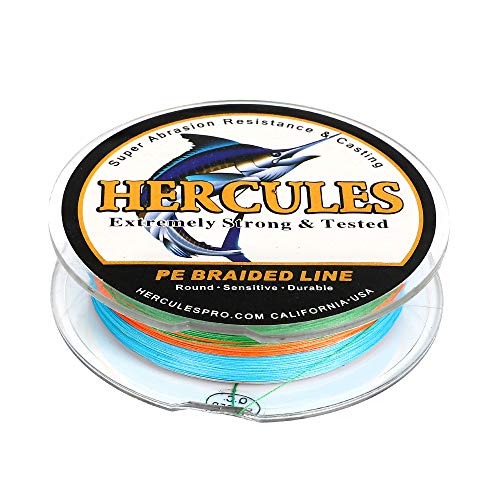Hercules Super Cast 100M 109 Yards Braided Fishing Line 80 LB Test for Saltwater Freshwater PE Braid Fish Lines Superline 8 Strands - Image 4