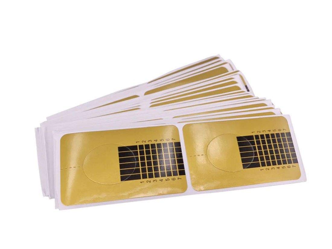 Digital Shoppy 20Pcs Nail Extension Sticker Professional Acrylic Nail Form Tips 1