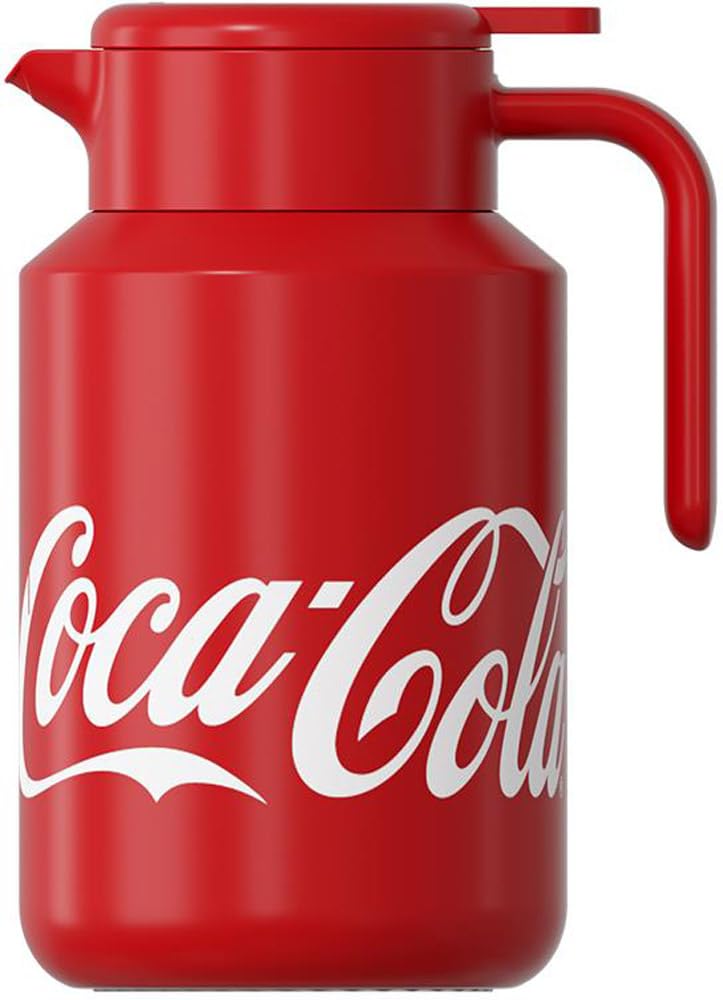Amazon | ジャーム(GERM) 卓上ポット コカ・コーラ ロゴ レッド 1600ml