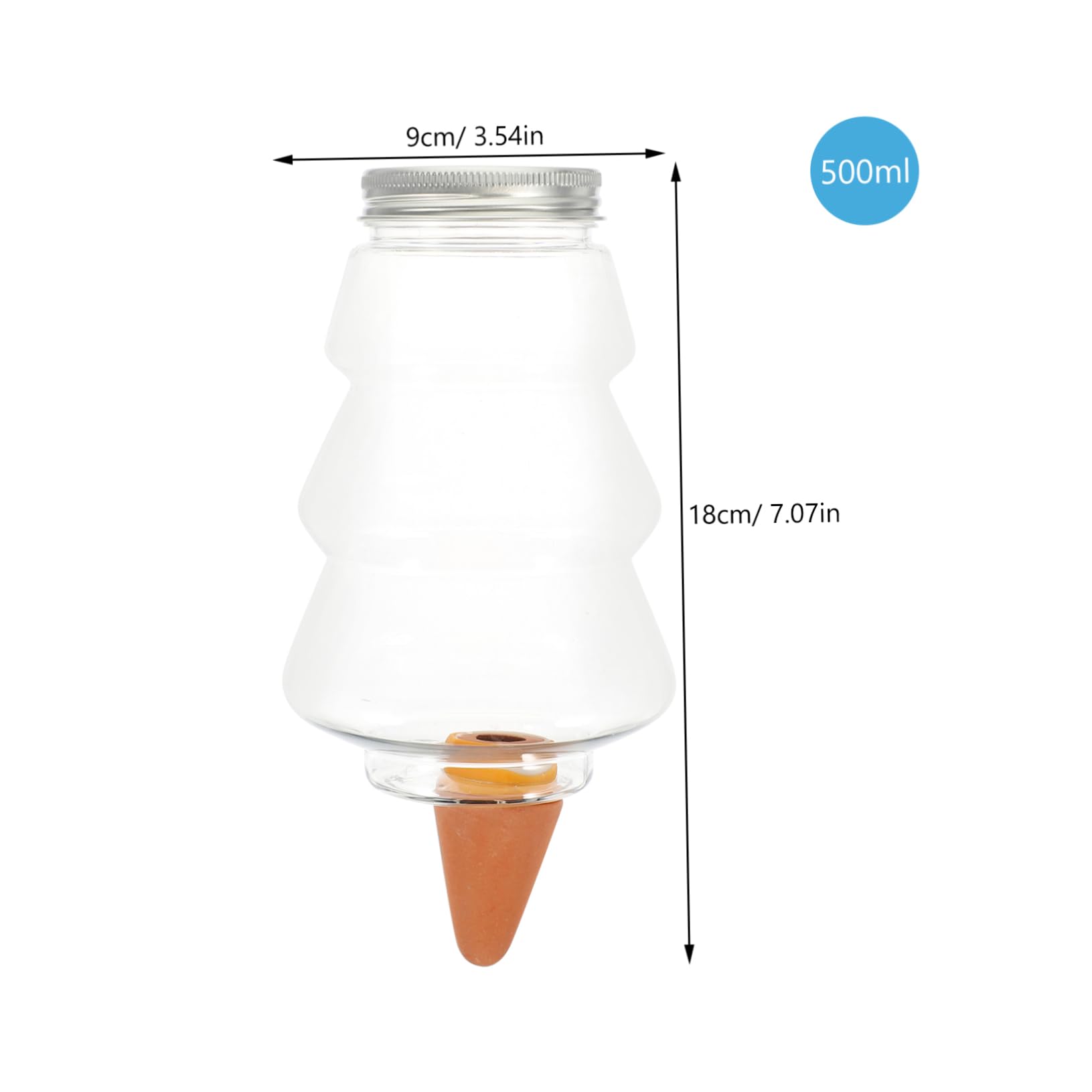 Sosoport 2Pcs Automatic Plant Watering Device Self Watering Tool for Succulents and Houseplants Efficient Drip Irrigation System for Home Gardening for Indoor and Outdoor Use