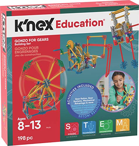 K'NEX Gonzo For Gears Ages 8+ Engineering Education Toy Building Sets (198 Piece) (Amazon Exclusive)