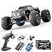 1/16 RTR Brushless Fast RC Cars for Adults, Max 42mph Electric Off-Road RC Truck, High Speed RC Car 4X4 Remote Control Car with 2 Lipo Batteries for Adult S910S Black