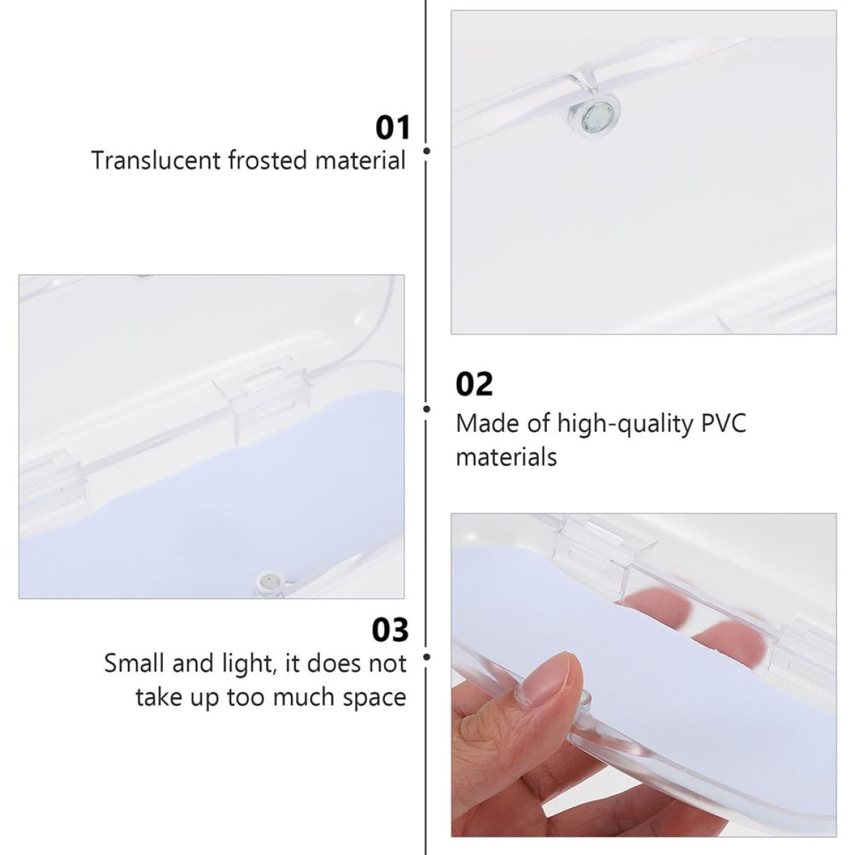 CALLARON Custodia Per Gli Occhiali Spina Del Nastro Tappi Estremità Manubrio Riutilizzabile Sfere A Rulli Per Oli Accessori Barbecue Ricaricabile Nastri Transparent Pvc