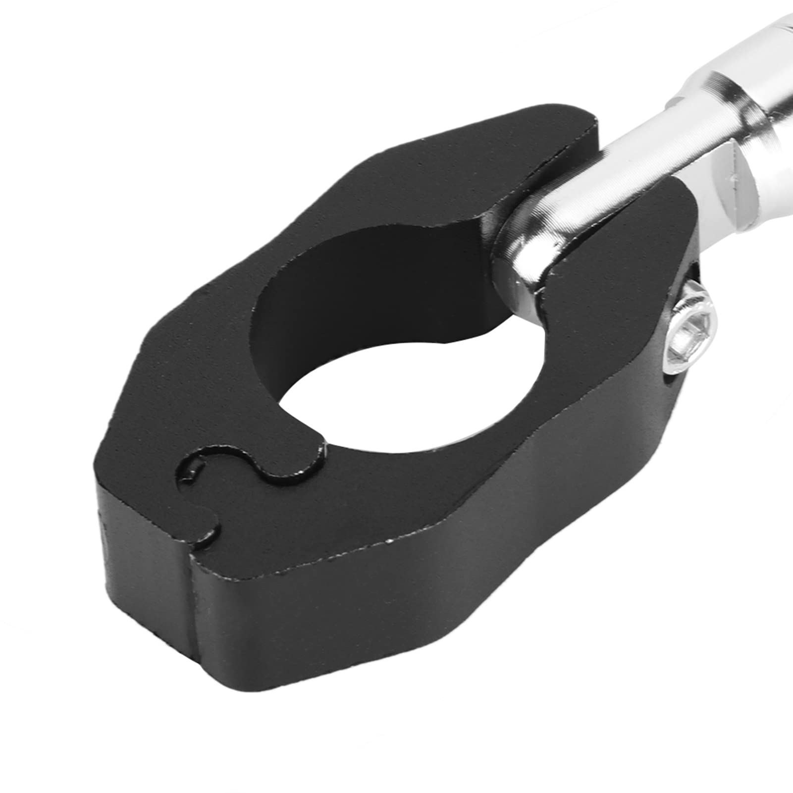 Manubrio A Croce Regolabile Universale In Alluminio Per Moto, Rinforzo Per Barra Da 22 Mm, Riduce Vibrazioni E Migliora Stabilità (nero)