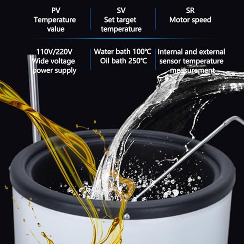 Laborausrüstung Heiztopf mit magnetischem Rühren und digitaler Temperaturregelung, ideal für Wasser- und Ölbäder im Labor