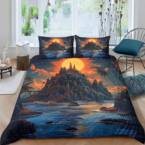 Parure de lit dragon fantastique 3D en microfibre 220x240cm
