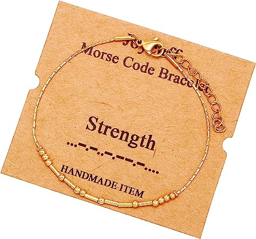 Image of JoycuFF Inspirational ๐ ๐ผ๐ฟ๐๐ฒ ๐๐ผ๐ฑ๐ฒ ๐๐ฟ๐ฎ๐ฐ๐ฒ๐น๐ฒ๐๐ ๐ณ๐ผ๐ฟ ๐ช๐ผ๐บ๐ฒ๐ป Gold Silver Stainless Steel Beads Bracelets Encouragement Birthday Gifts for Her Daughter Sister Mom Best Friend
