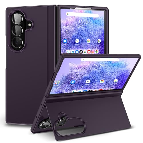 Coque Samsung Fold 7 rouge antichoc dotée d'un support invisible ultra résistant