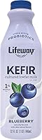 Vista 1 de Lifeway Kéfir Bajo en Grasa - 10g de Proteína, 12 Cultivos Probióticos Activos Vivos, Hasta 99% Sin Lactosa, Sin Gluten – Arándano, 32 oz