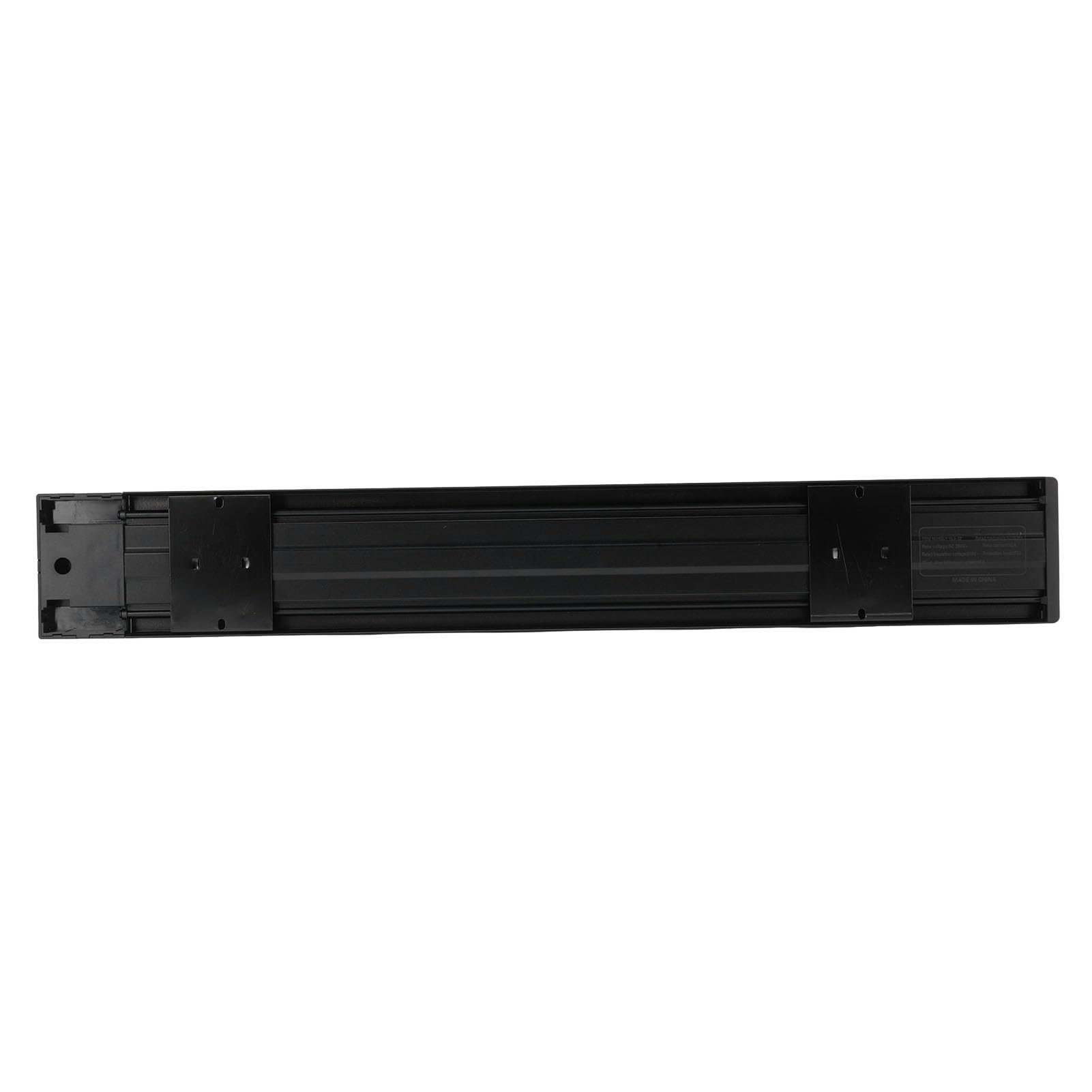 Aramox Listwa Zasilająca do Montażu na ścianie, Stop Aluminium, Zdejmowana Szyna 8000 W, Idealna do Użytku Domowego i Biurowego (2 gniazda uniwersalne 13A 3250W + 1 złącze USB)