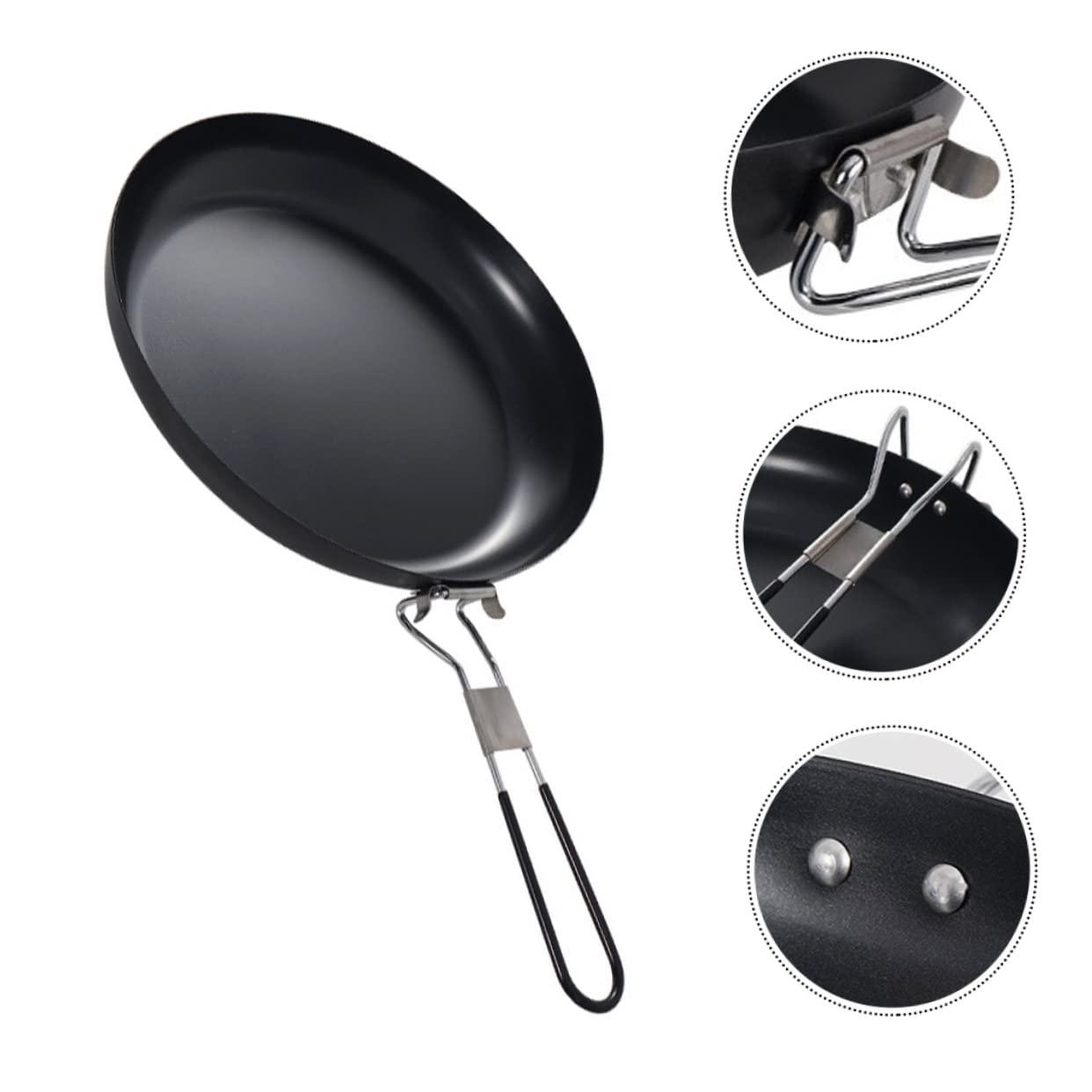 Bratpfannen, 3 Stück, 9 Bratpfannen, Grillpfannen for Backofen, Induktionskochfeld, Campingpfannen, gebratenes Campingkochgeschirr, Camping-Grillpfanne, Mini-Wok, Herd, Grillpfanne