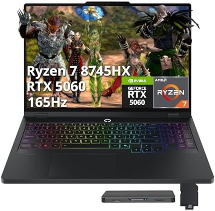 Lenovo Legion Pro 5 16" WQXGA 165Hz Gaming Laptop, AMD Ryzen 7 87...