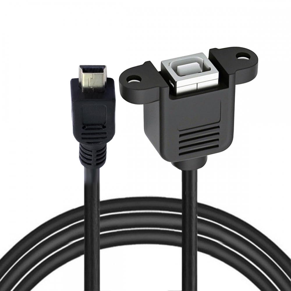 Amazon.com: CY Cable Mini USB B Type 5-Pin Male to USB 2.0 B Type