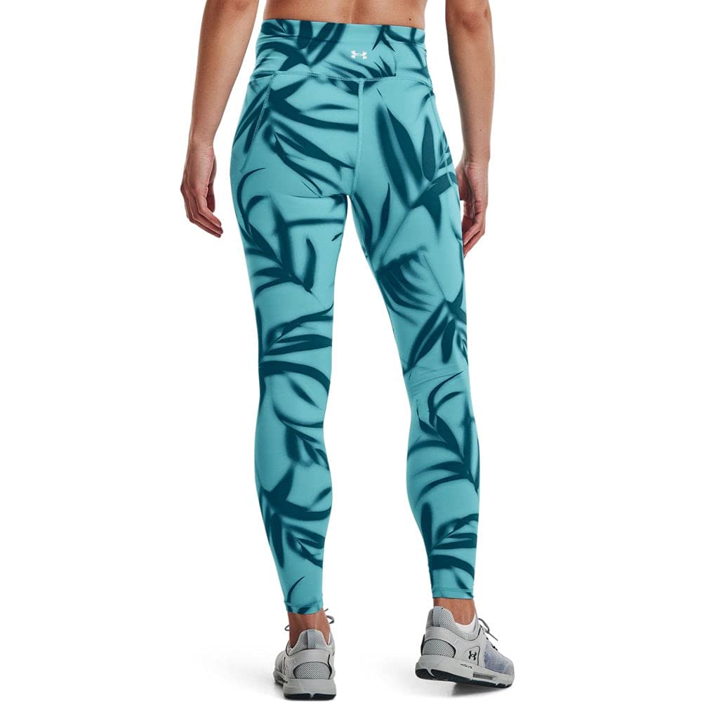 Under Armour Meridian Printed Leggings, Legion Blue (400)/Metallic Silver, X-Large