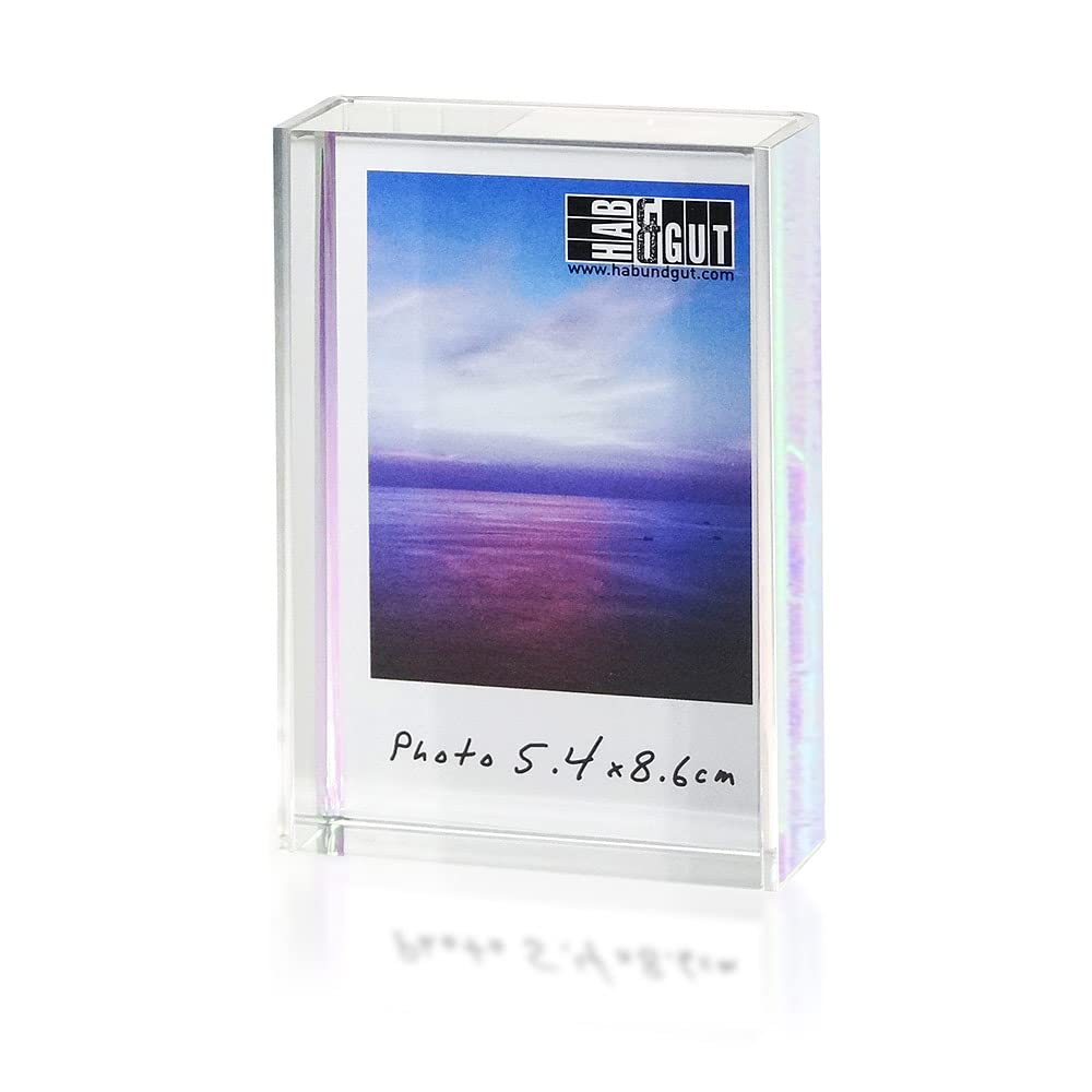 3pcs 6x9cm Cadres Photo En Acrylique à Coins Arrondis Avec
