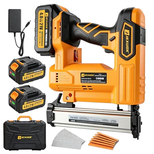 JEXUGK Cordless 2-in-1 Brad Nailer